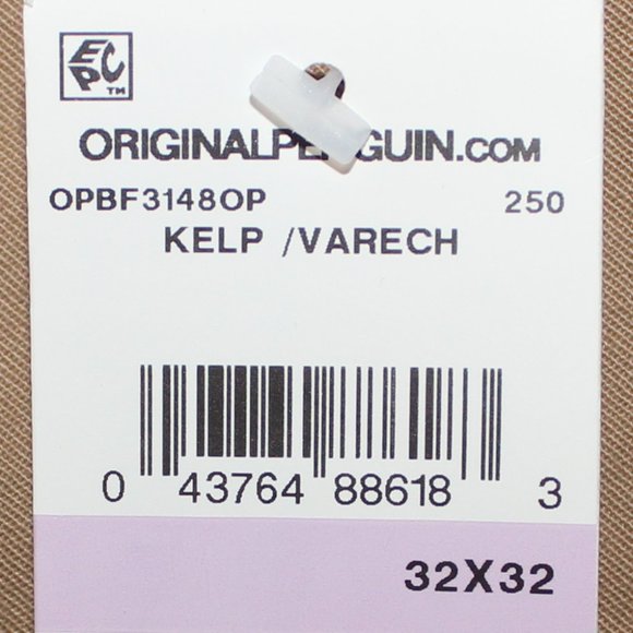 Penguin Slim Fit Pant Men's Kelps US 32x32 - Picture 5 of 5